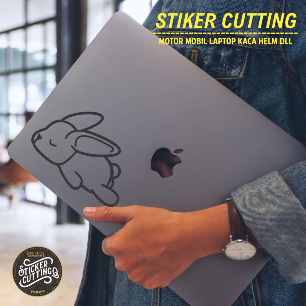 

Stiker Lazy Bunny Sticker Cutting Kelinci