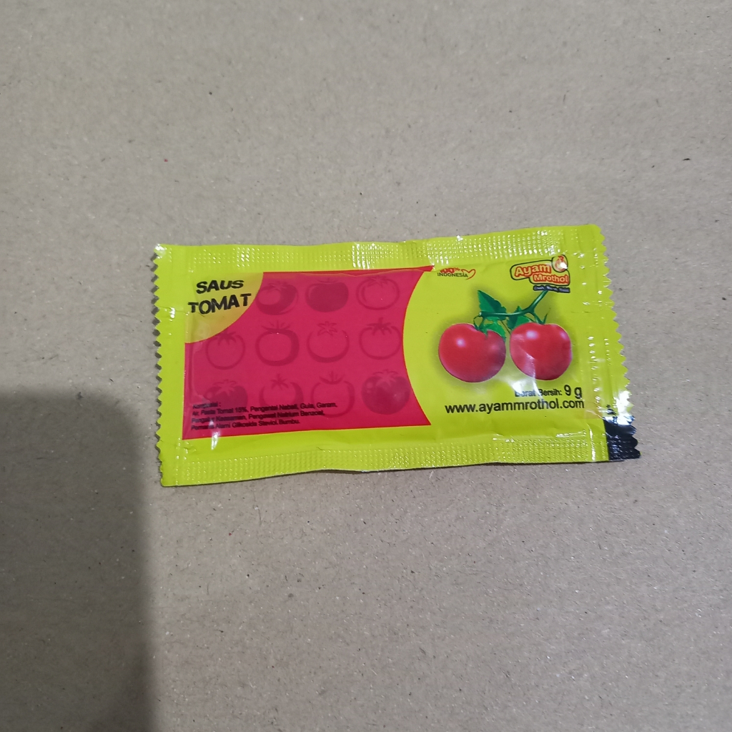 

SAUS TOMAT 100% INDONESIA HALAL 9 g