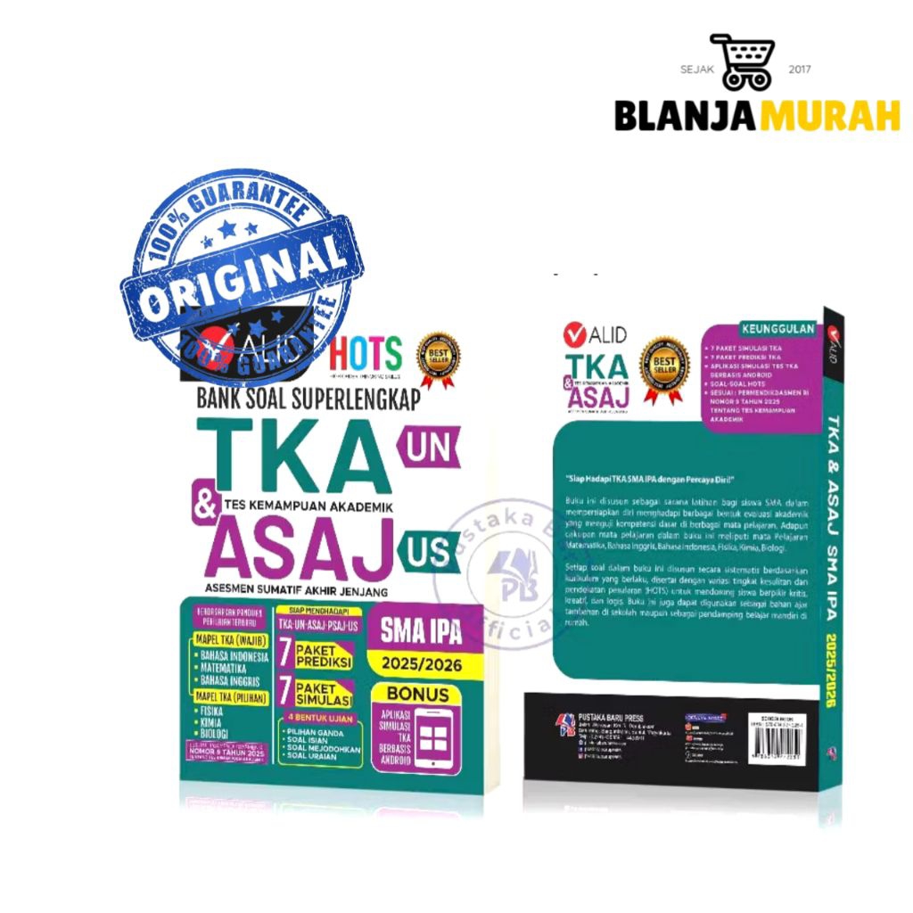 VALID BANK SOAL SUPER LENGKAP TKA ASAJ SMA IPA