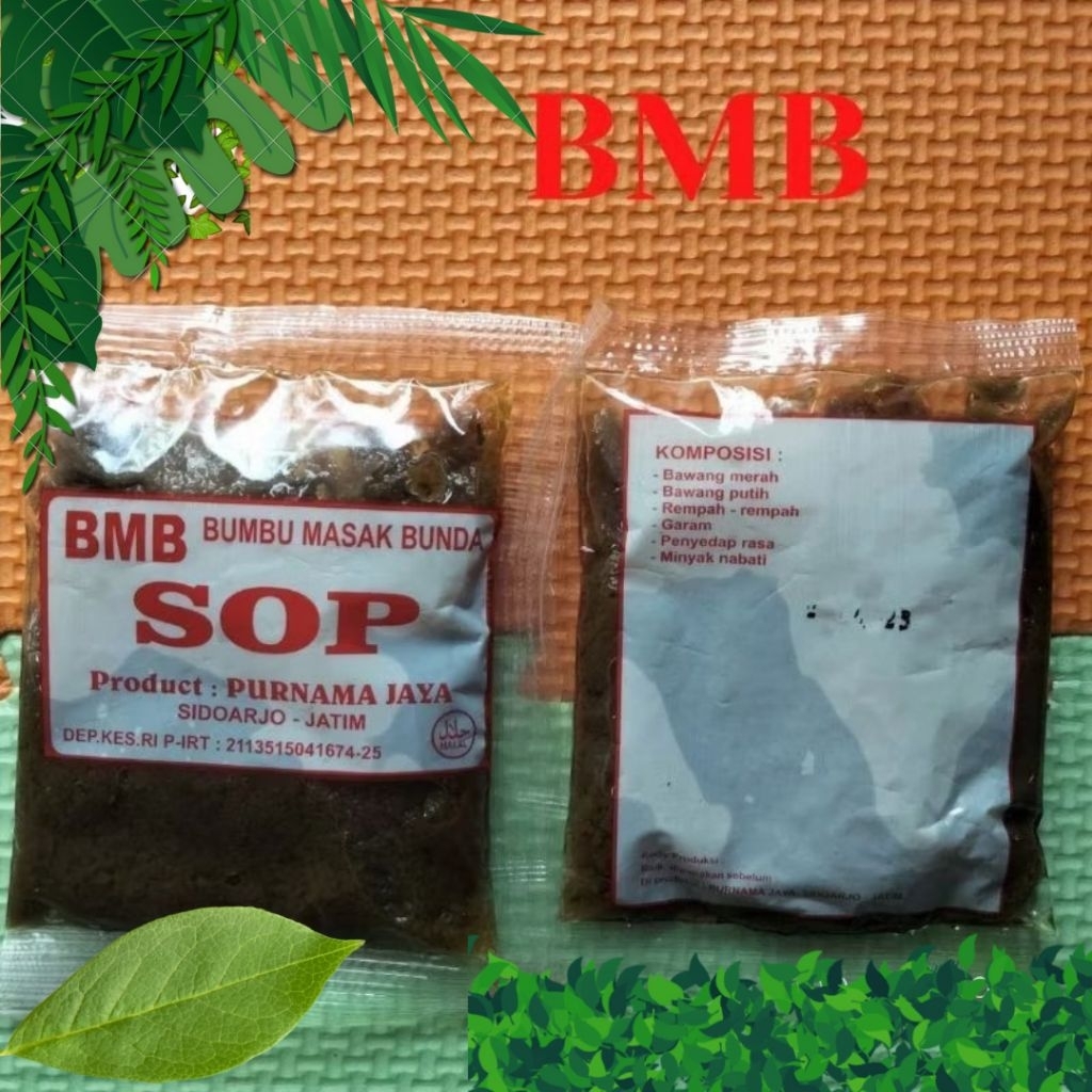 

BMB - Bumbu SOP - Bumbu Masak Bunda
