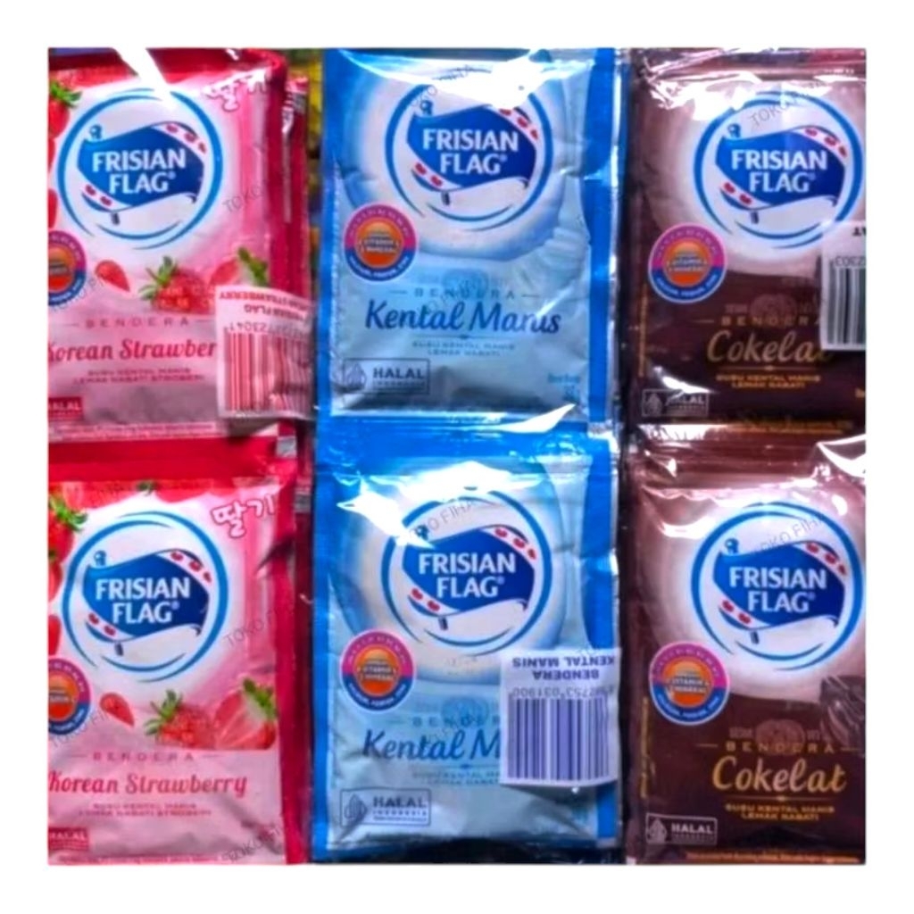 

Susu Frisian Flag 1 Renceng Isi 6 Pcs – Susu Kental Manis Enak & Bergizi
