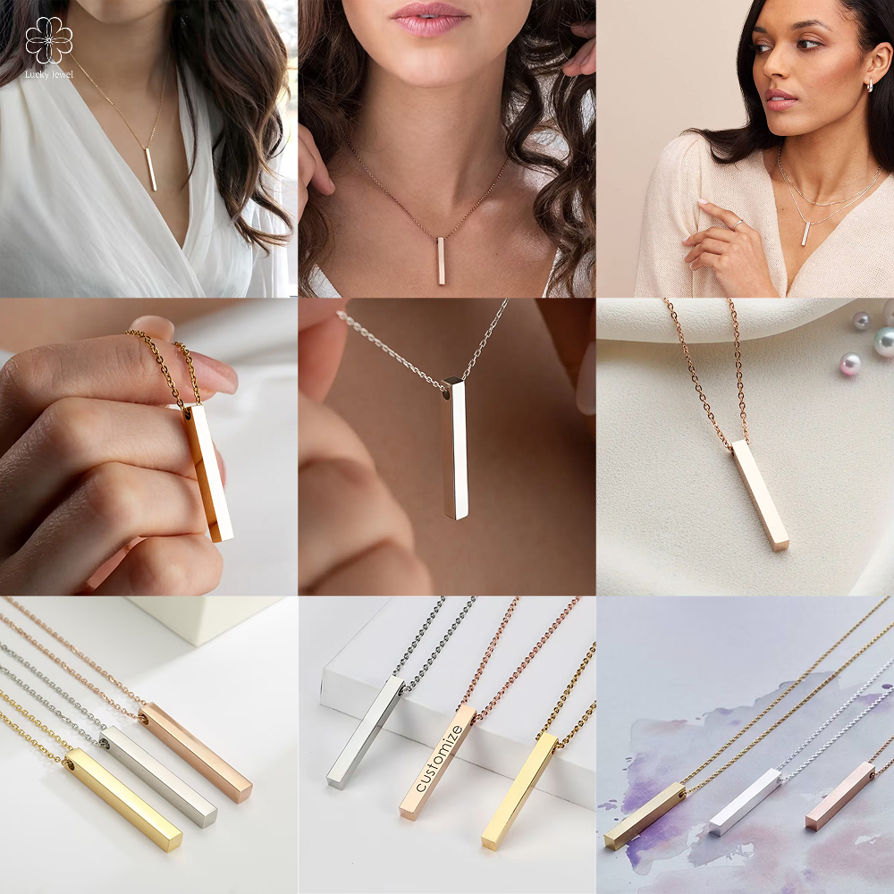 kalung rantai pria kalung aesthetic kalung titanium wanita liontin kalung pria titanium anti karat