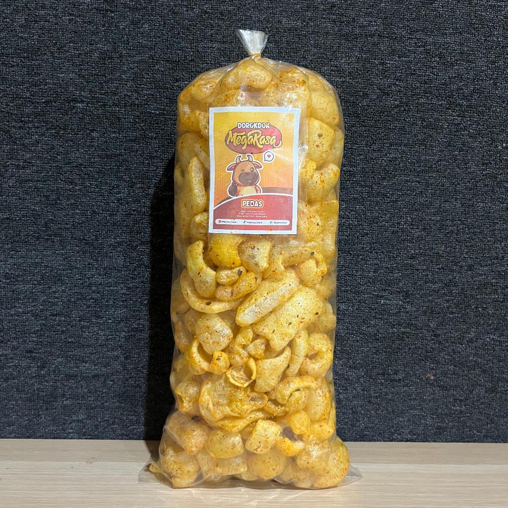 

Dorokdok/Kerupuk Kulit Sapi 280 Gram Rasa Pedas Daun Jeruk Khas Garut