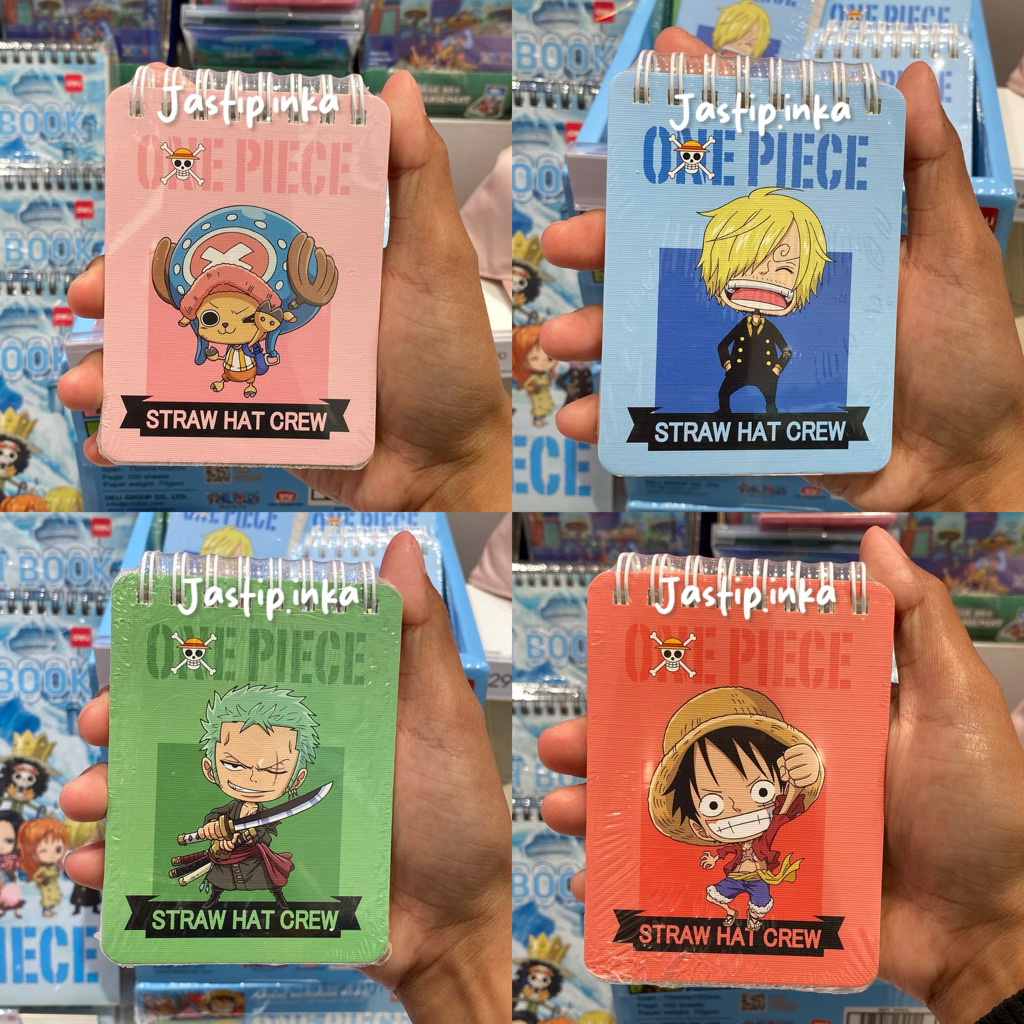 

Miniso x One Piece - mini spiral notebook one piece