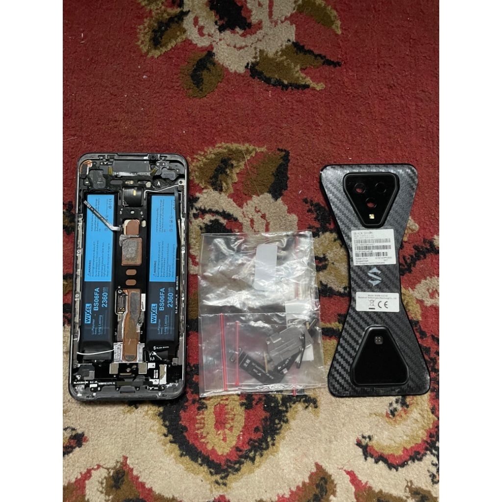 mesin black shark 3 matot