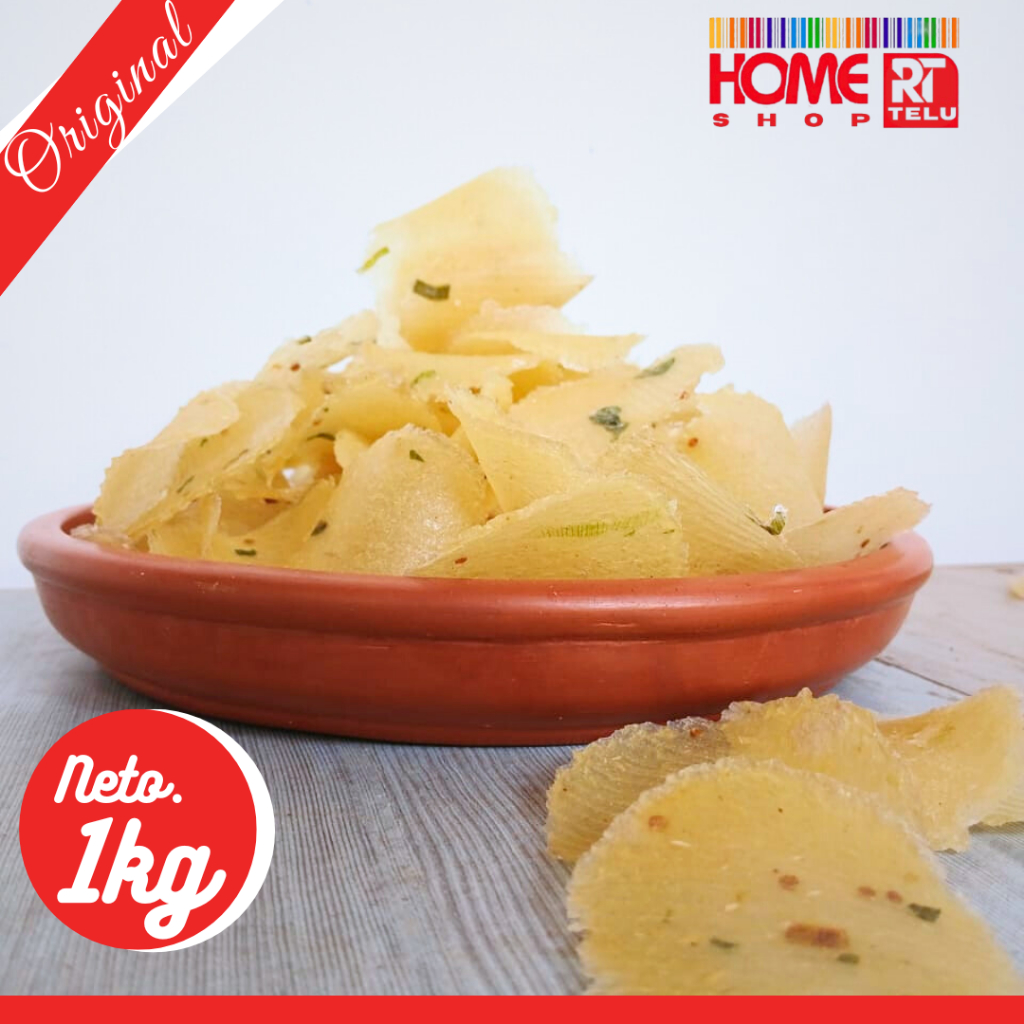 

Enye singkong kripik Opak Enye-Enye Singkong 1kg renyah Gurih Kerupuk Samiler Jalepak Kecimpring