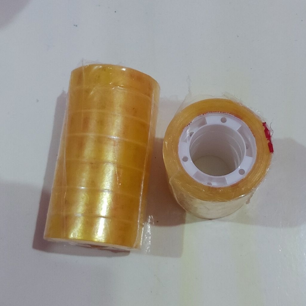 

Isolasi bening kecil 12mm x 25 yard / Stationery tape NACHI (PCS)