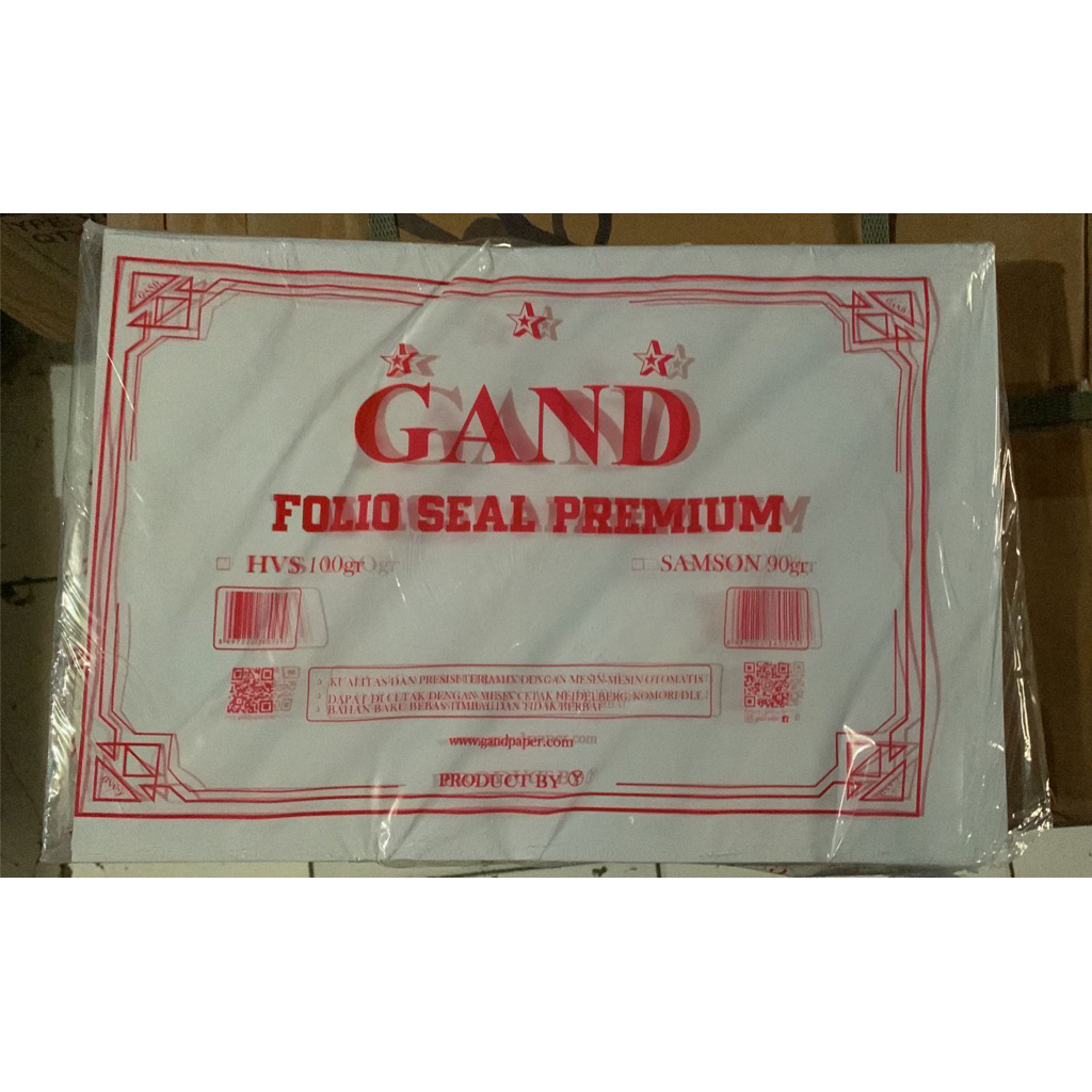 

AMPLOP PUTIH SEAL FOLIO GAND / AMPLOP FOLIO F4 WARNA PUTIH DENGAN SEAL ISI 100