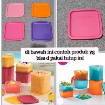 Readystock Tutup Toples Summer Tupperware Tutup Baru