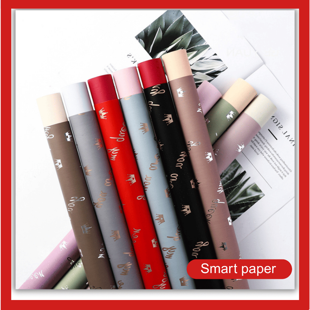 

Kertas Buket Bunga Dua Warna Flower Wrapping Paper Bicolor Premium Cotton Cellophane KB103