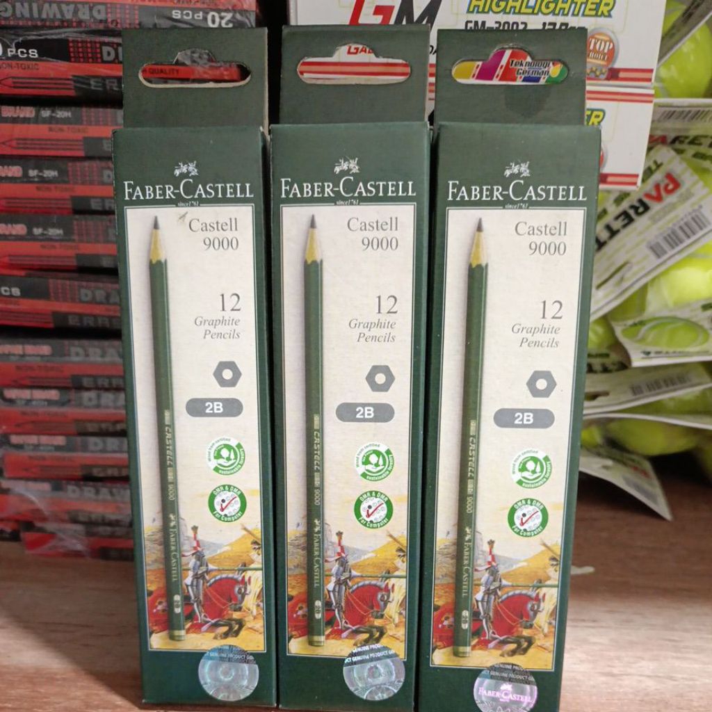 

pensil ujian faber castel 2b per box 12 pcs