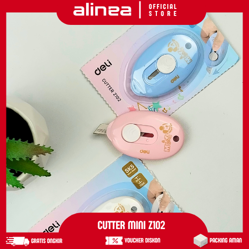 

Cutter mini Deli Z102 untuk kertas dan unboxing paket