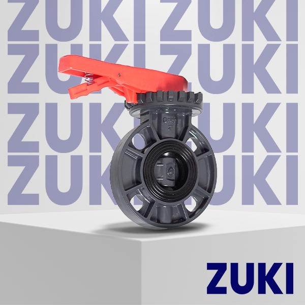 Butterfly Valve / Butterfly Valve Pvc Aw Lever Handle merk zuki / Butterfly Valve Lever Handle