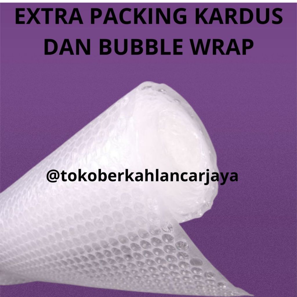 

Extra Packing Tambahan - Kardus + Bubble Wrap safety aman