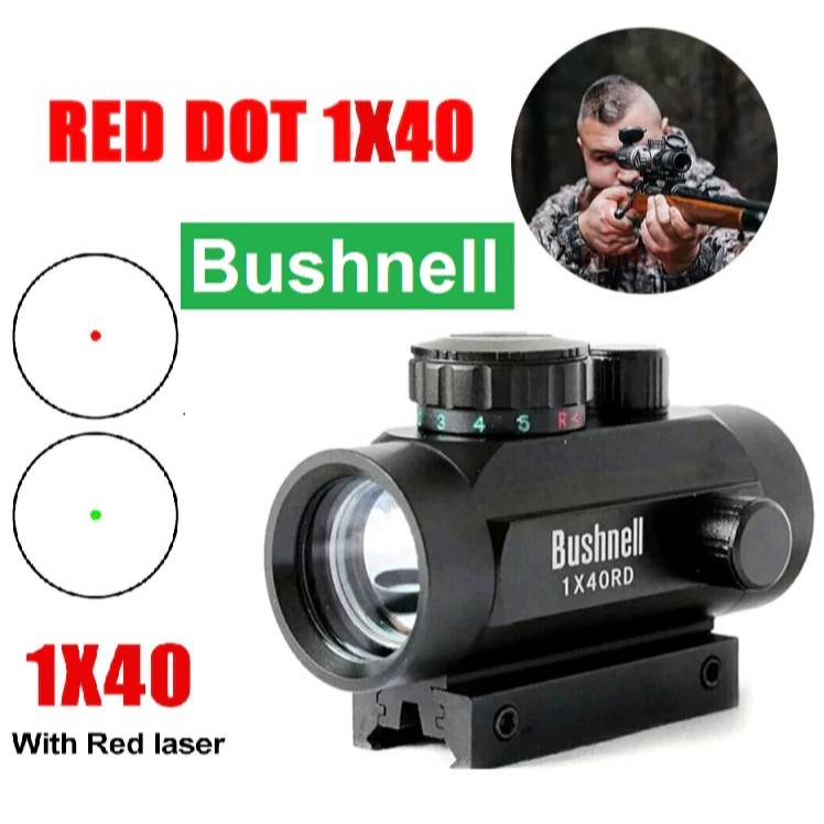 Teleskop Bushnell1x40 Laser Red Dot Green dot hologram metal RD Red dot 1X40 REDOT 1X40 RD Laser Mer