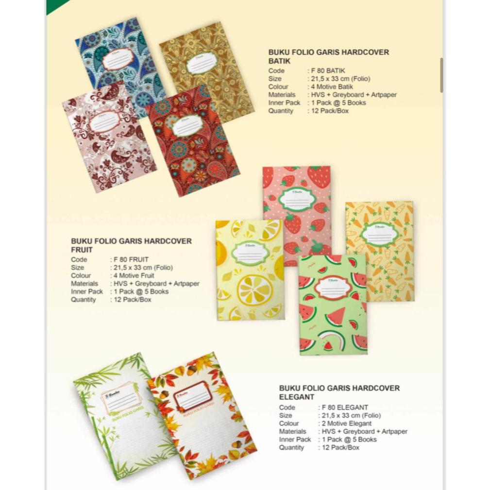 

Buku folio garis fancy by paperone 80 lbr GAMBAR RANDOM