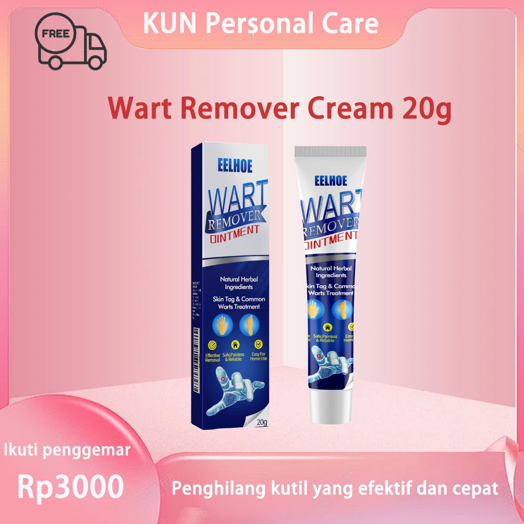 EELHOE Wart Remover Cream 20g Penghilang Kutil Salep Kutil Ampuh Obat Penghilang Kutil Remover Skin 