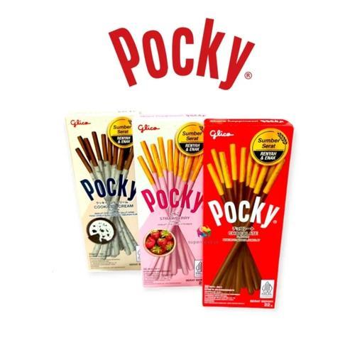 

Glico Pocky MINI PACK 21Gram RASA COKELAT / RASA STRAWBERRY [STROBERI] / RASA COOKIES N CREAM / RASA SUSU / RASA SUSU COKELAT - (HARGA PER 10 BOX)