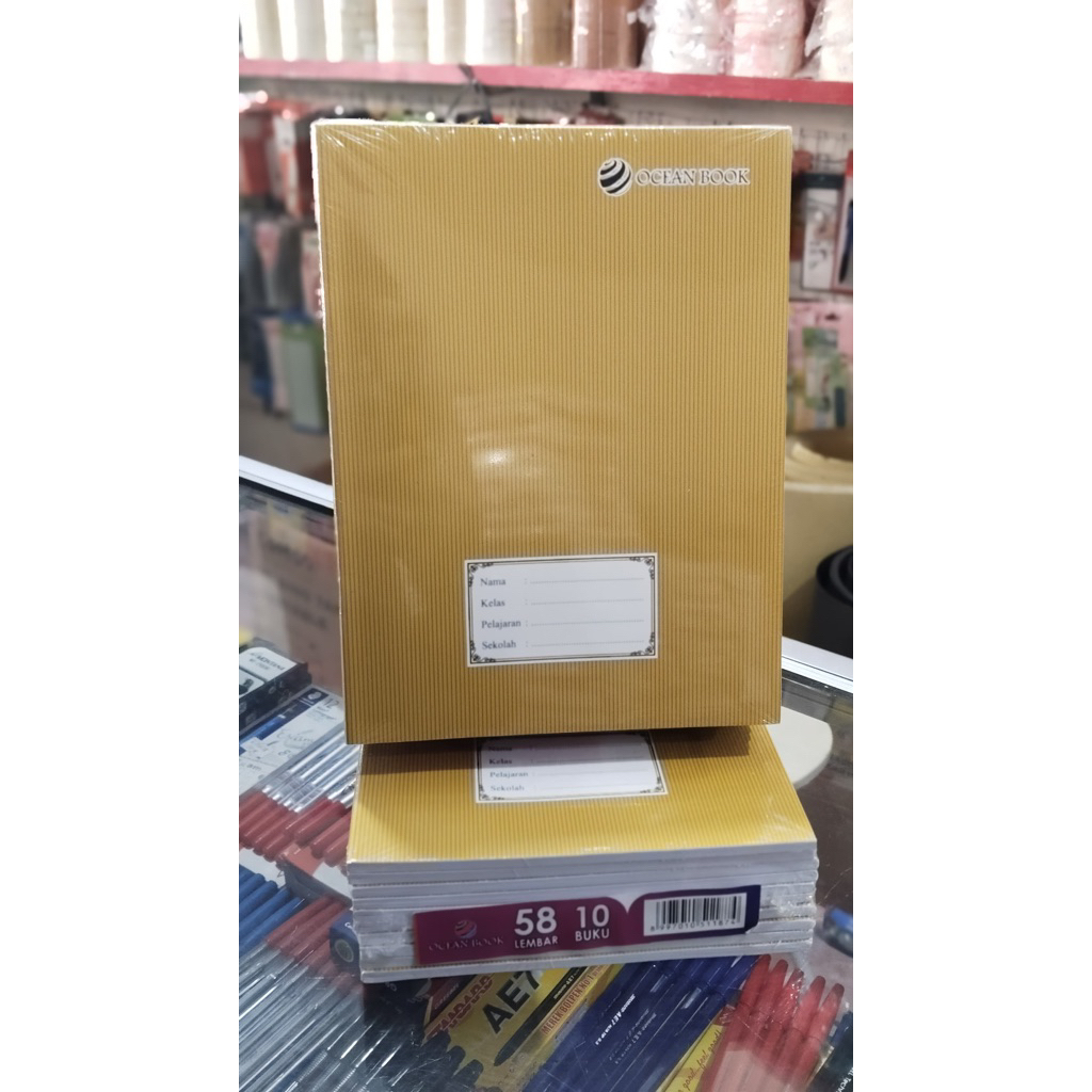 

Buku tulis craft / sampul coklat OCEAN tebal 58 lembar isi 10