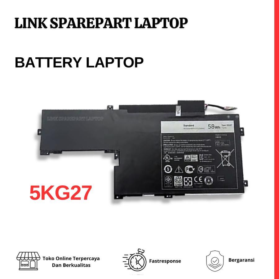 Baterai 5KG27 Laptop Battery for DEL Inspiron 14 7000 7437 14HD-2608T 14HD-1508 14HD-2508 14HD-1608T