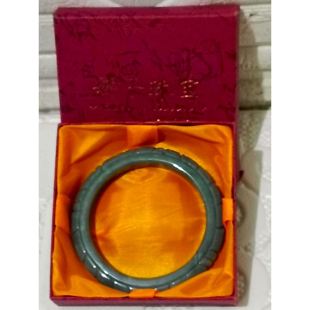 Sale Bangle Giok Carving Burma