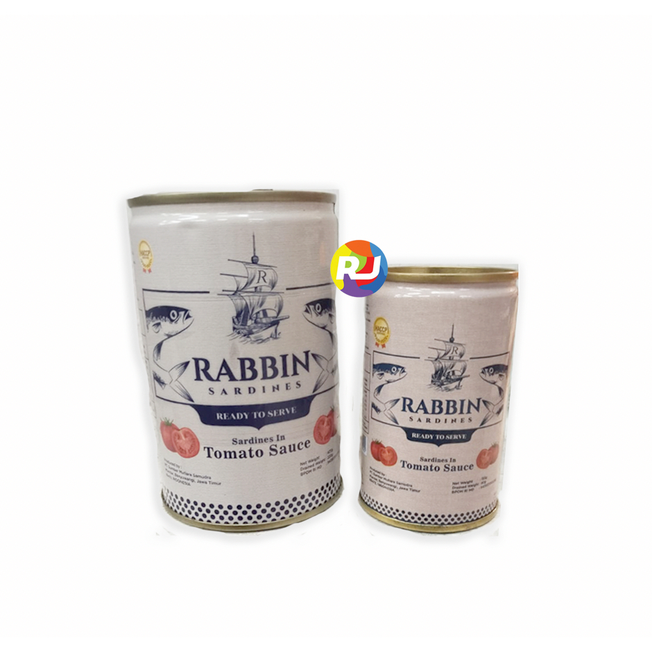 

Sarden Rabbin Ikan Kaleng Saus Tomat - 155gr / 425gr