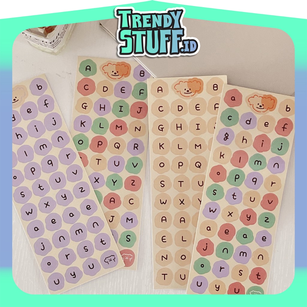 

TrendyStuff.id Stiker Huruf Deco Alphabet Untuk Diary Aesthetic Sticker Dekorasi Jurnal Scrapbook Stiker Alat Tulis Simple Hadiah Keyboard R440