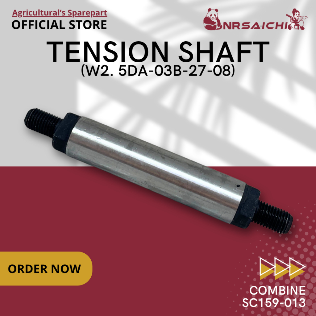 Tension Shaft untuk Spare Combine Harvester MAXXI BIMO 102 | nrsaichi
