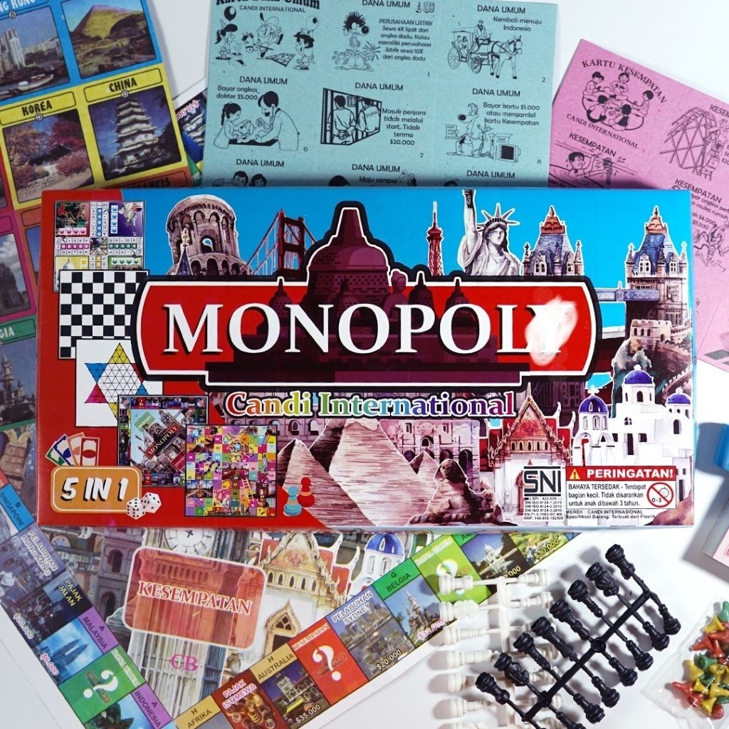 MONOPOLI CANDI INTERNATIONAL 5 in 1