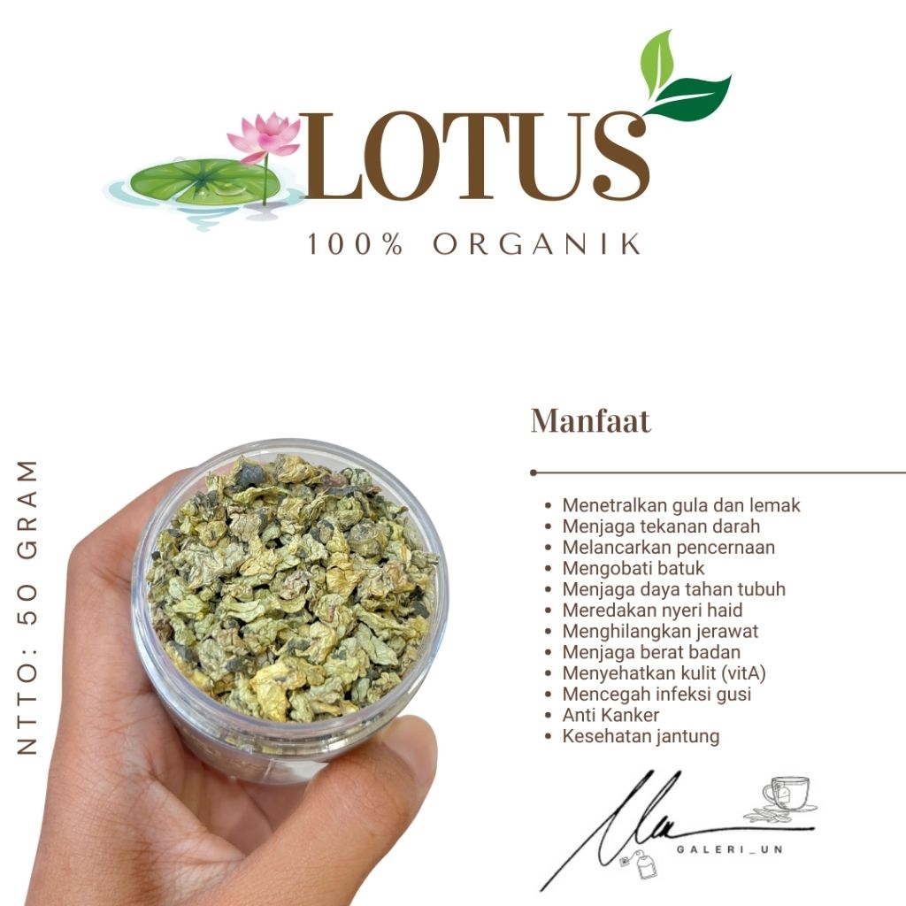 

LOTUS / LOTUS LEAF 50GR