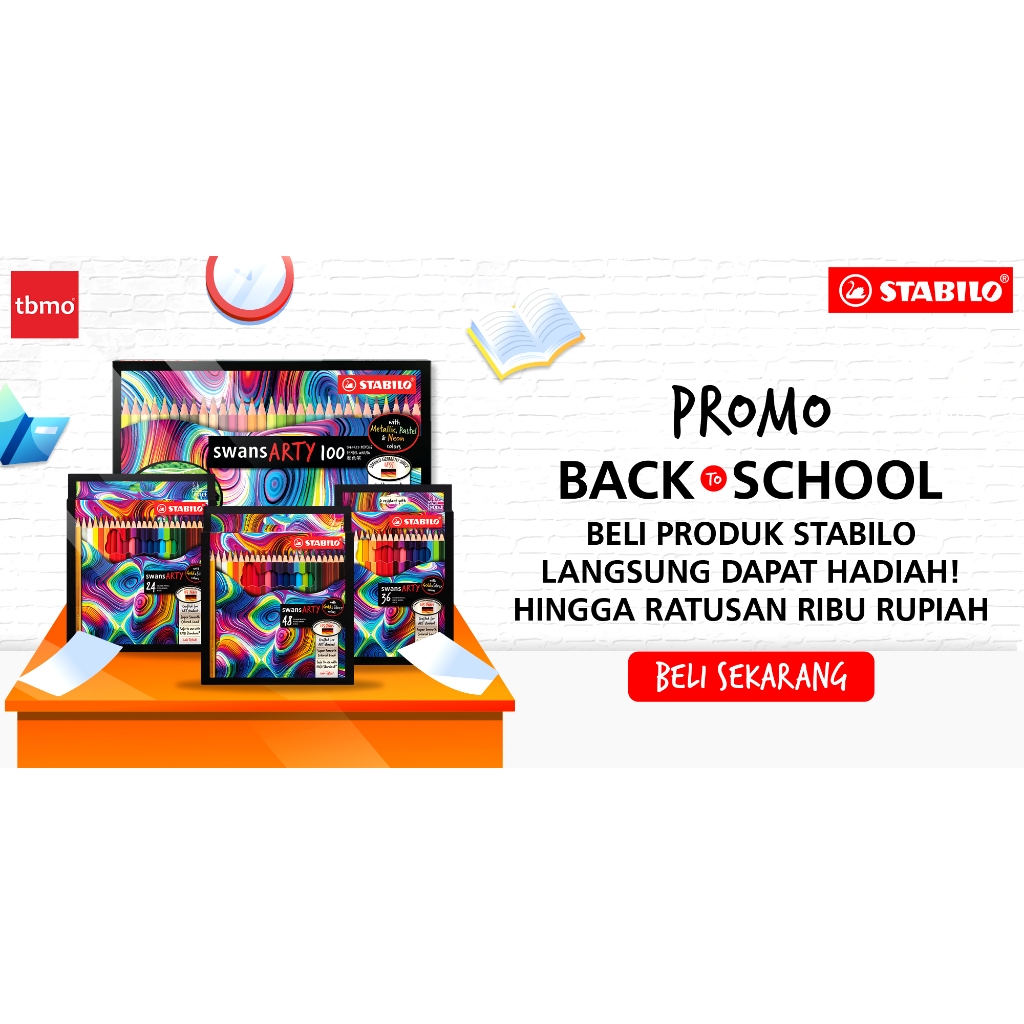 

STABILO ARTY PENSIL WARNA PREMIUM ISI 48 WARNA