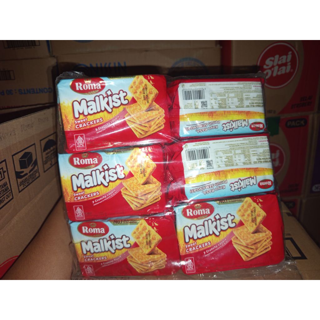 

malkist Crackers Pack 1 pack isi 6pcs