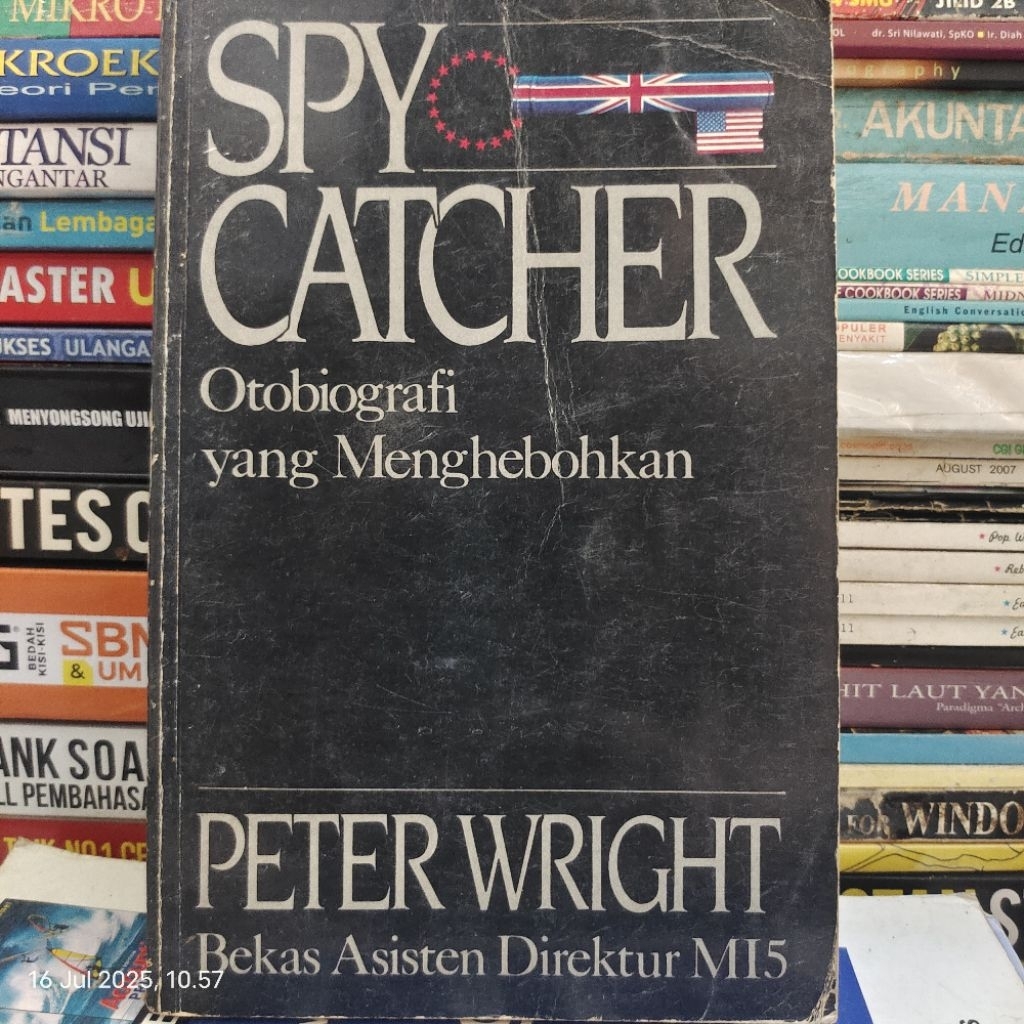 BUKU SPY CATCHER OTOBIOGRAFI YANG MENGHEBOHKAN PETER WRIGHT ORIGINAL