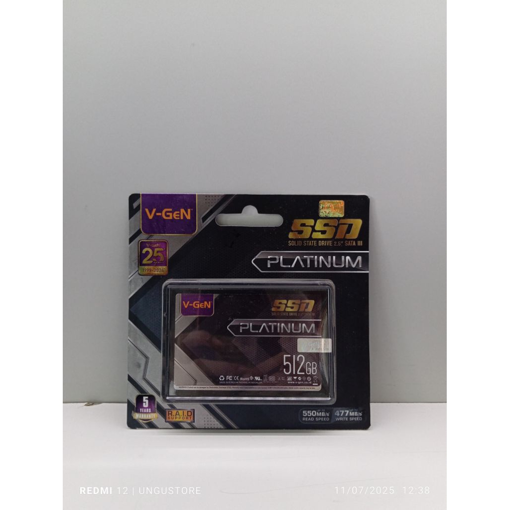 SSD PLATINUM 512GB SATA V-GEN