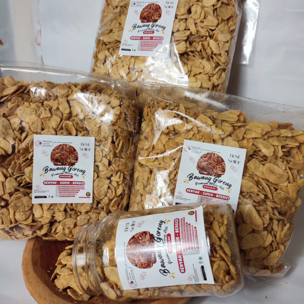 

Bawang Putih Goreng Asli Tanpa Campuran 1 kg