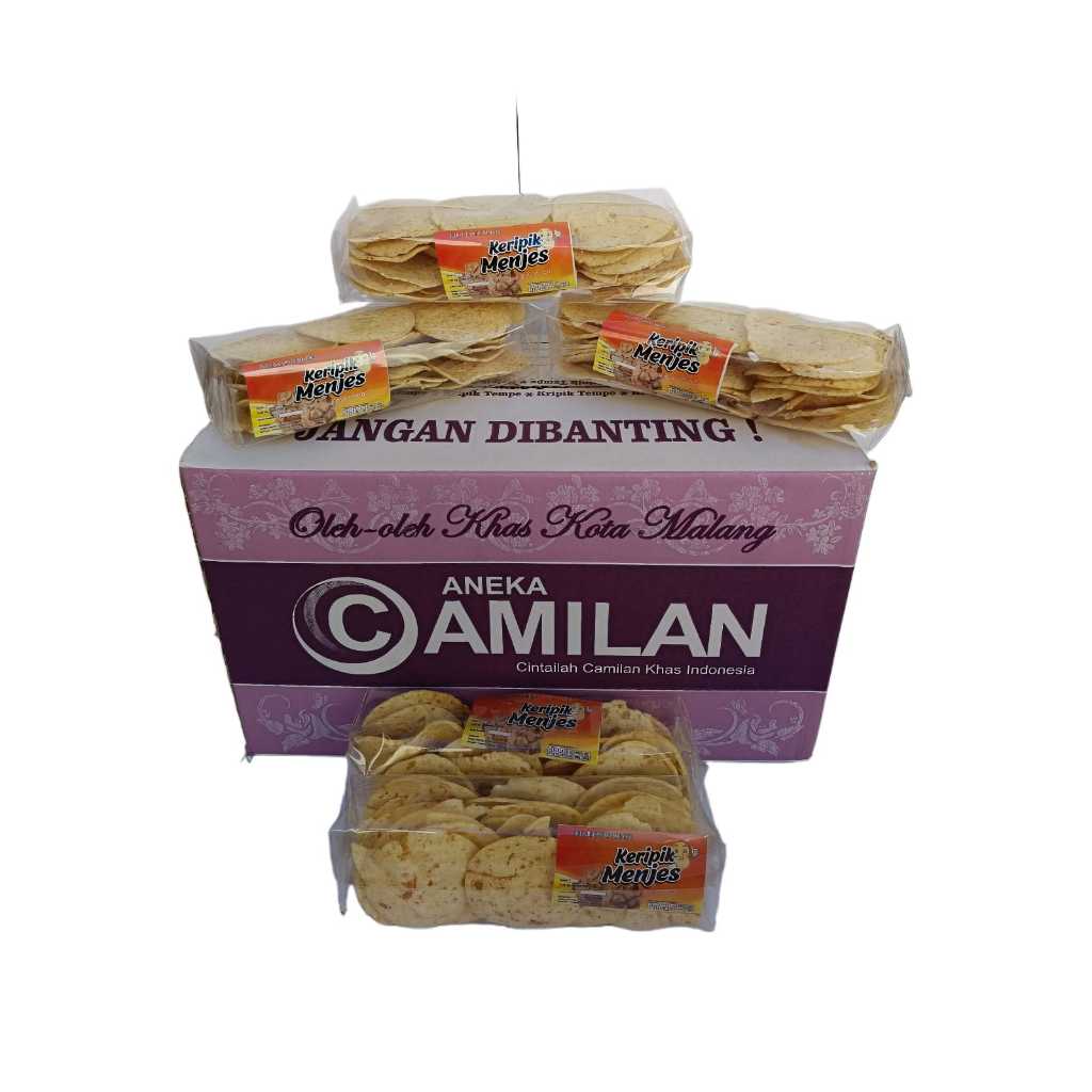 

[PAKET GACOR Isi 15] Keripik Menjes | Oleh-Oleh Khas Malang