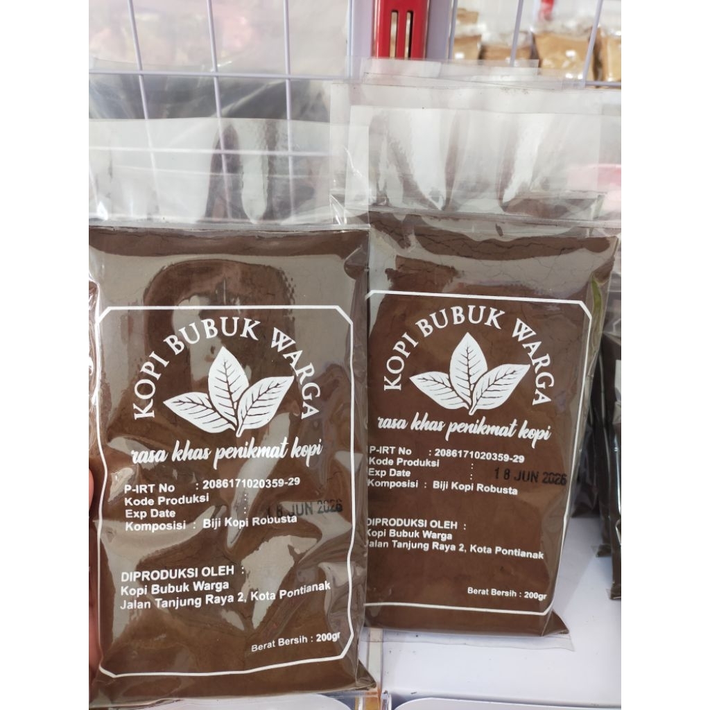 

Kopi Bubuk Warga 200gr Premium