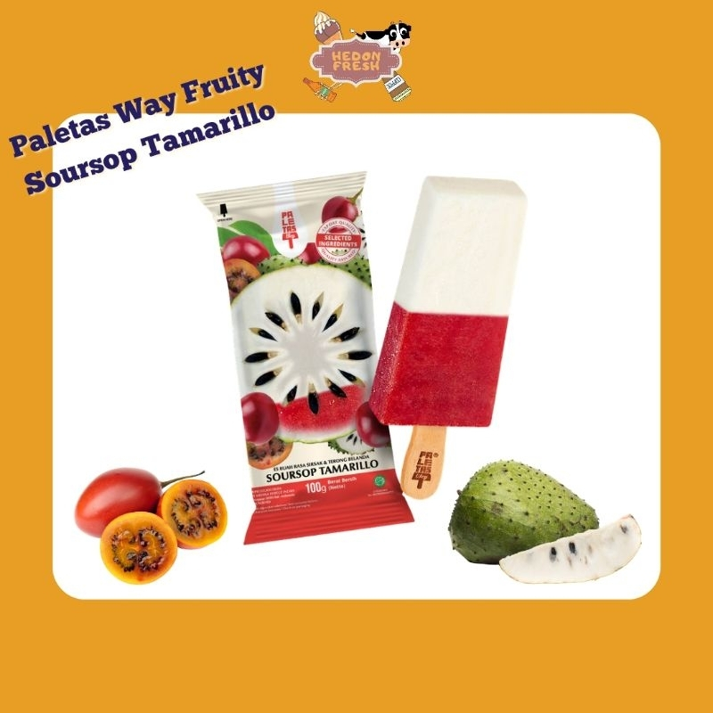 

Ice Cream Paletas Wey Fruity Soursop Tamarillo