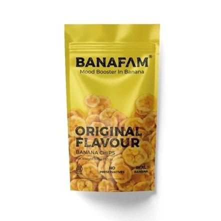 

Banafam - Banana Chips Original Flavour - Keripik Pisang Rasa Original