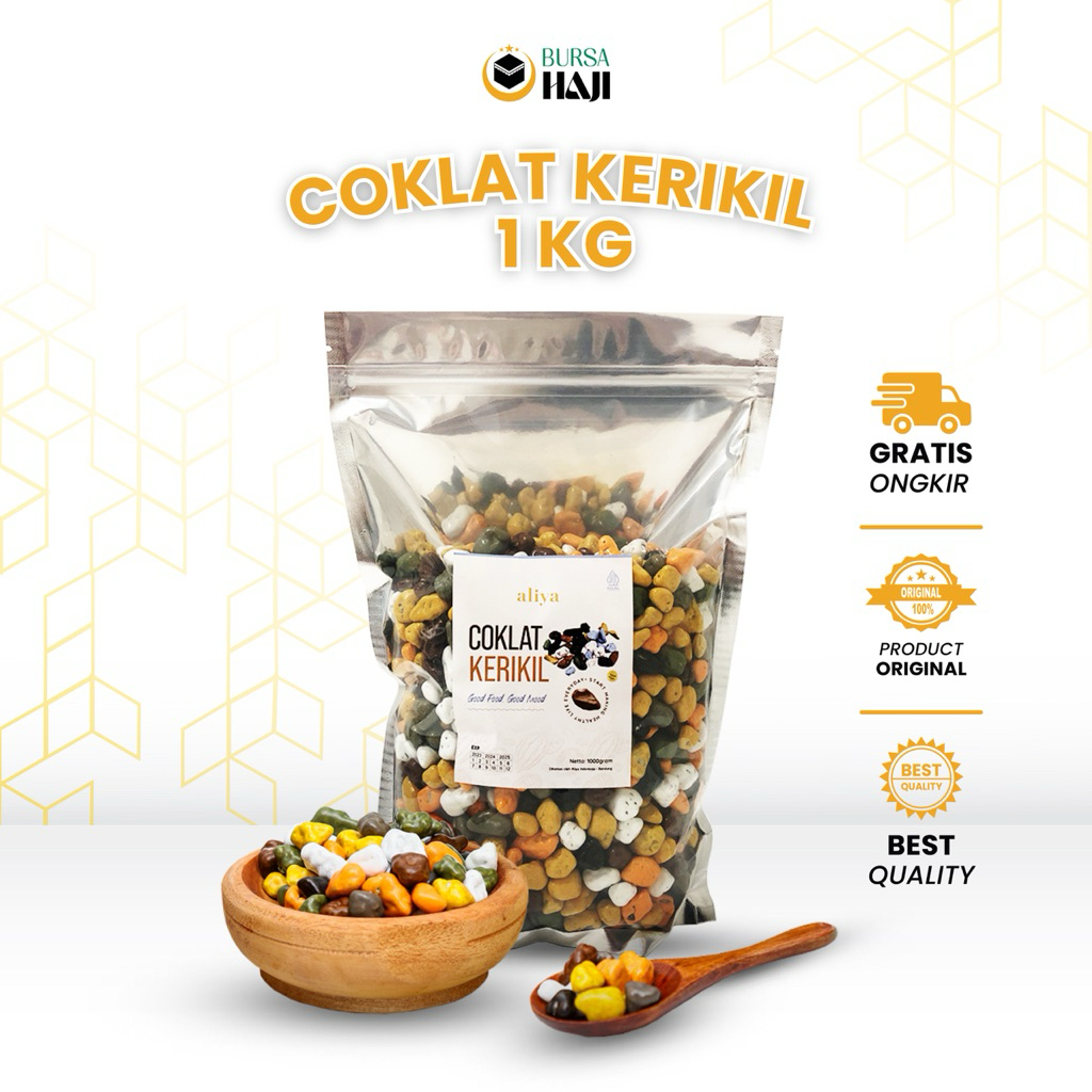

Coklat Batu Kerikil 1 Kg | Coklat Arab Oleh Oleh Haji Umroh Aliya