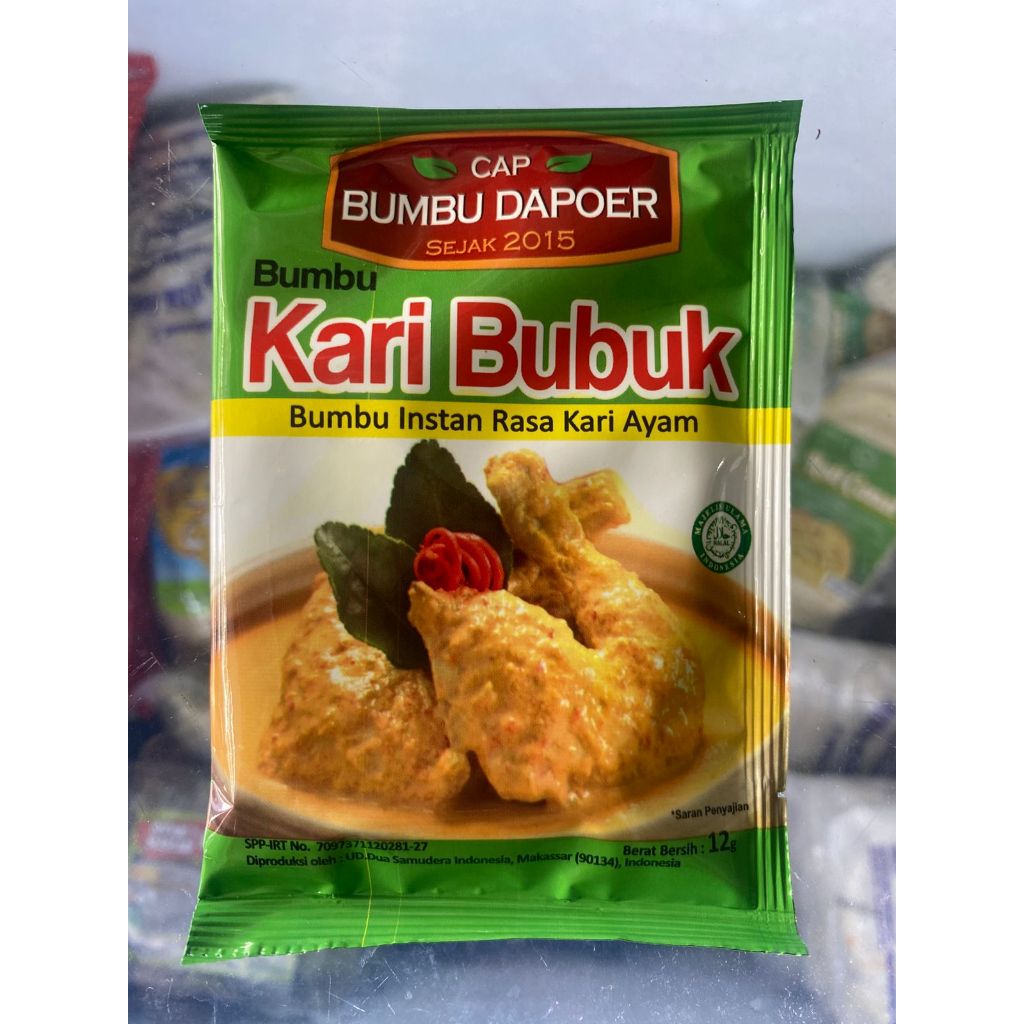 

Bumbu Kari Sachet Bubuk Cap Bumbu Dapoer / Bumbu Kari Instan