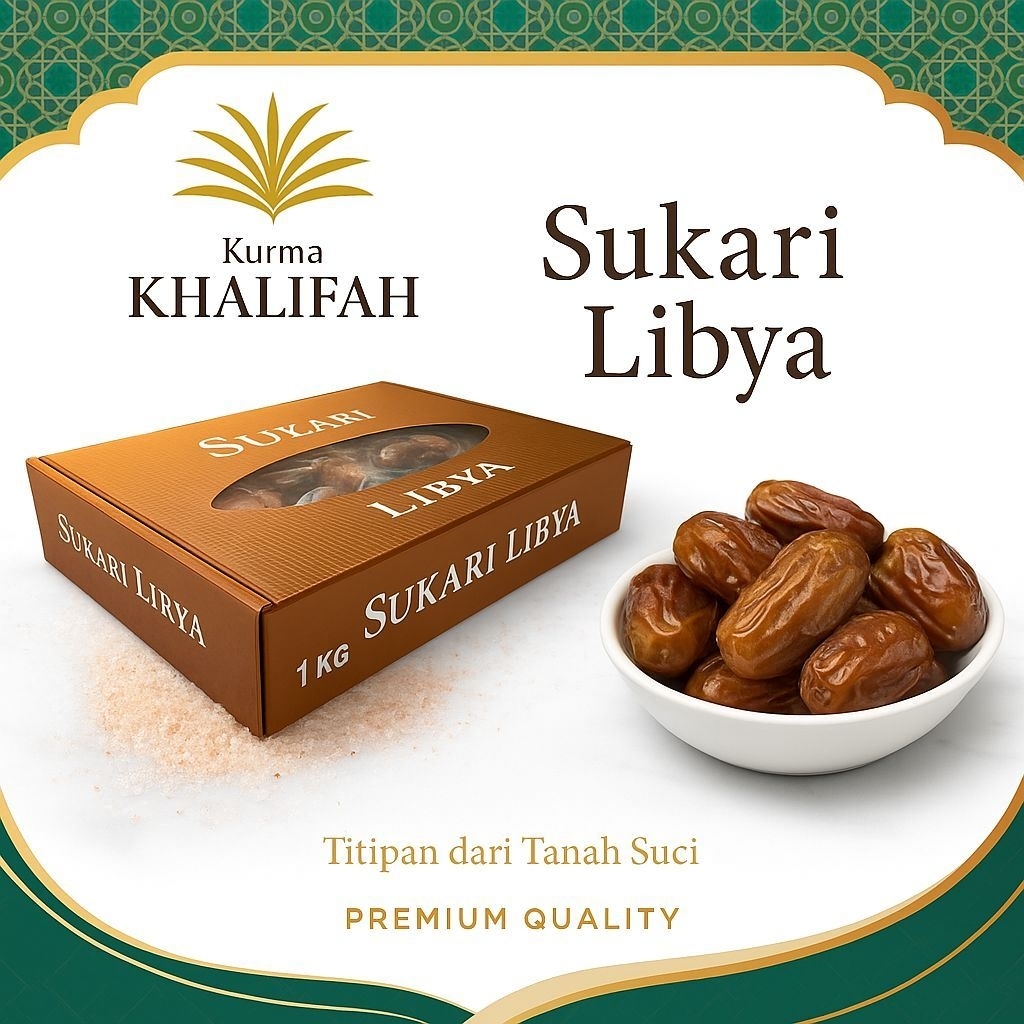 

Kurma Sukari Libya 1 Kg | Kurma Sukari Libya Premium | Kurma Libya | Oleh Oleh Haji Umrah Frozen