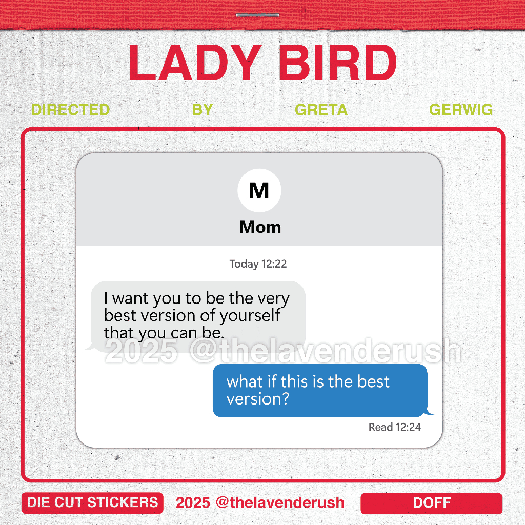 

tldr - Sticker Film Lady Bird (Doff) | Stiker Aesthetic