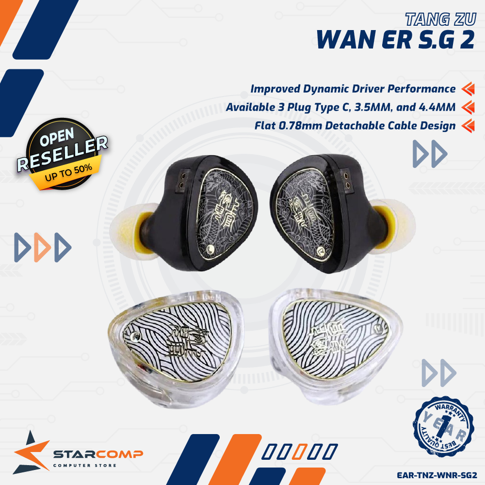 Tangzu Waner 2 / Waner S.G 2 10mm Dynamic Driver In Ear Monitor Earphone