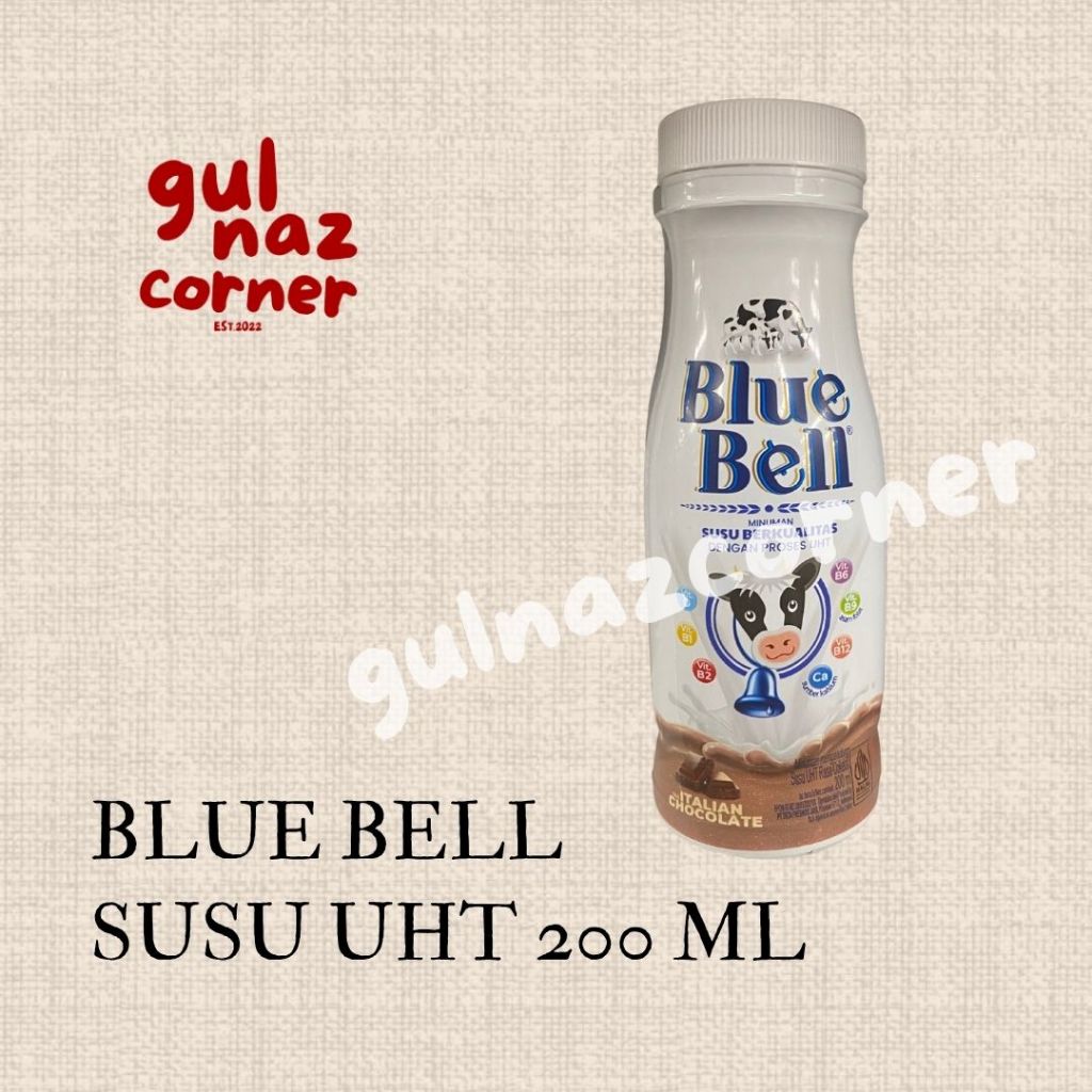 

[FREE BUBBLE WRAP] SUSU UHT BLUE BELL ITALIAN CHOCOLATE 200 ML