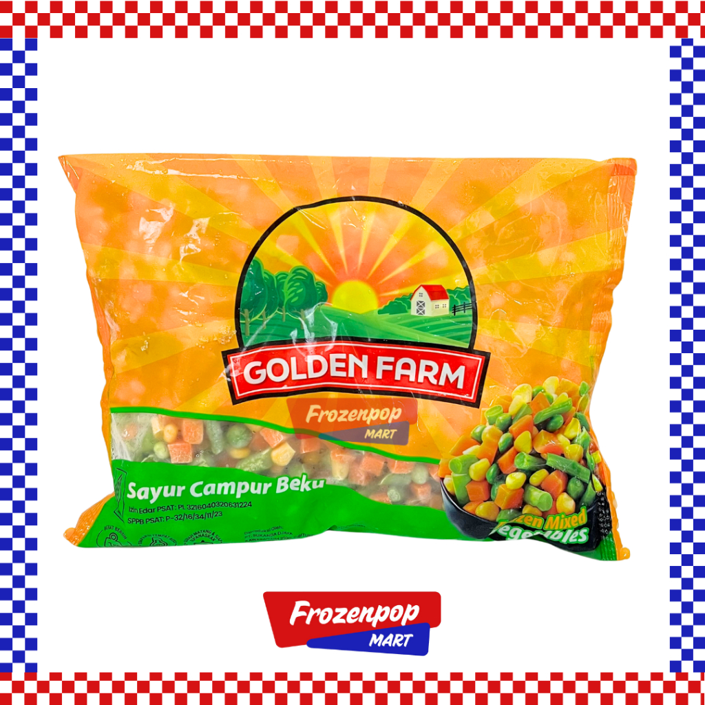 

Golden Farm Mixed Vegetables 1kg / Sayur Frozen / Sayur Campur Beku [INSTANT MALANG]