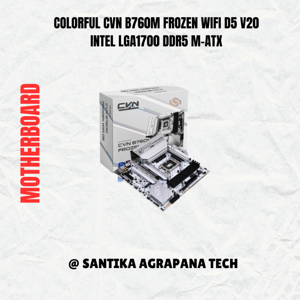 COLORFUL CVN B760M Frozen Wifi D5 V20 Motherboard intel LGA1700 DDR5 M-ATX