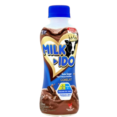 MILK-IDO SUSU COKLAT BTL 200 ML 8991102714846