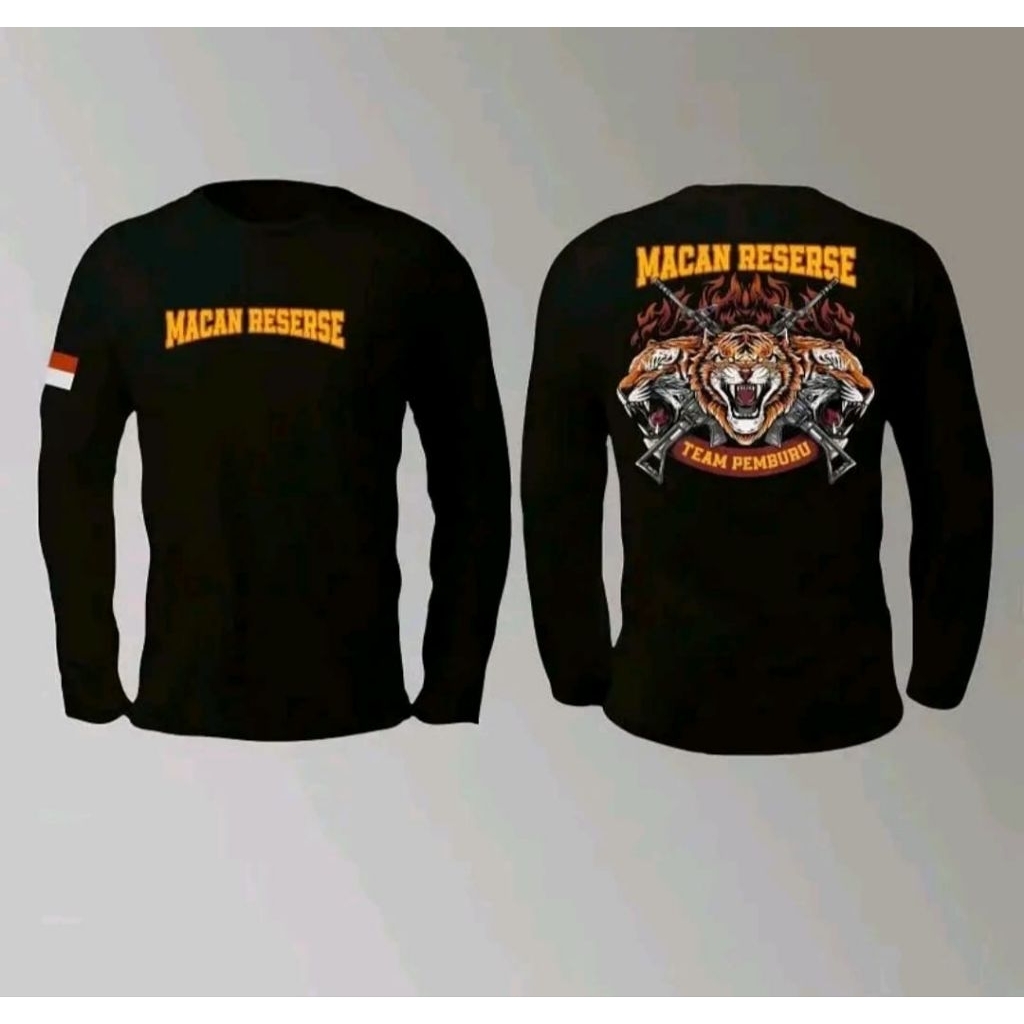 Kaos Lengan Panjang Reserse Macan