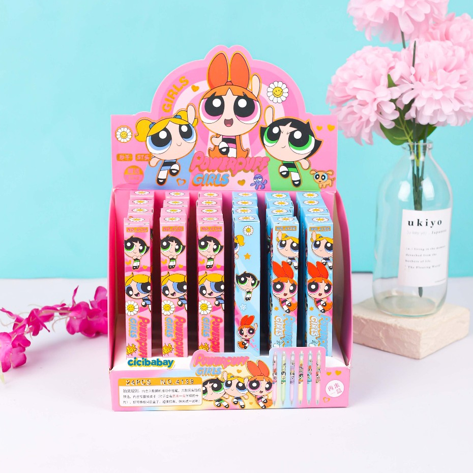 

[1Pcs] Pulpen Gel Cetek Blind Box Pen Gel Karakter Lucu Tinta Hitam Terbaru